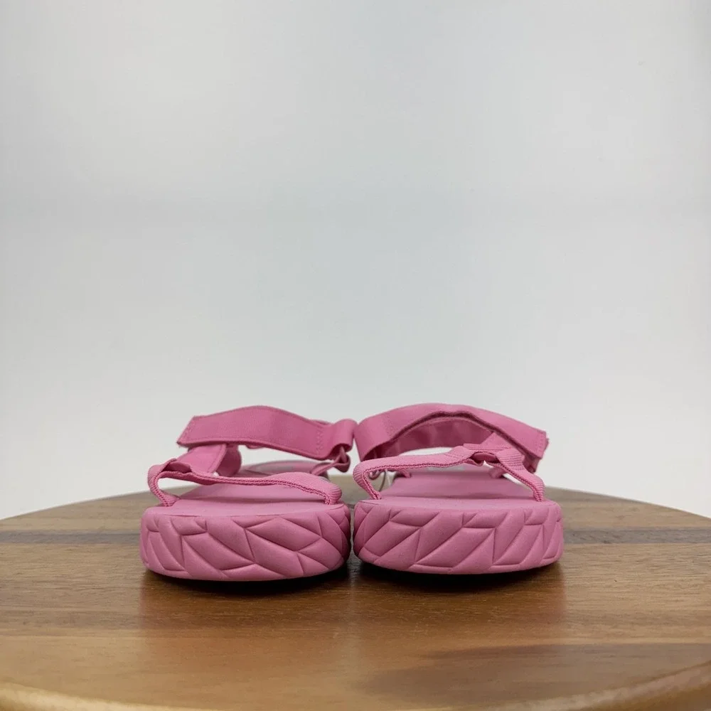 New Big Kids‎ Dolce Vita Zaidey Strappy Platform Pink Sandals Size 4 Y